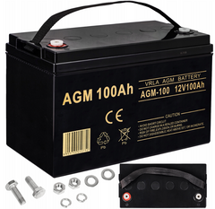 Акумулятор VOLT AGM VRLA 100Ah 12V (6AKUXAG100)