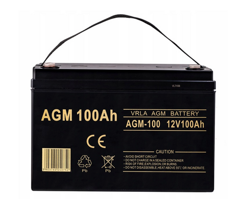 Акумулятор VOLT AGM VRLA 100Ah 12V (6AKUXAG100)