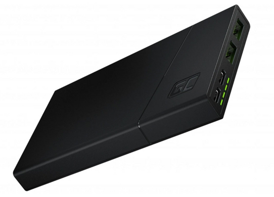 Powerbank Green Cell PowerPlay 10S 10000mAh/PD/UC/18W Black (PBGC02S)
