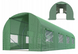 Садовая теплица с окнами и сквозным проходом Plonos 10m2 Зеленая = 400х250х200 см (4973)