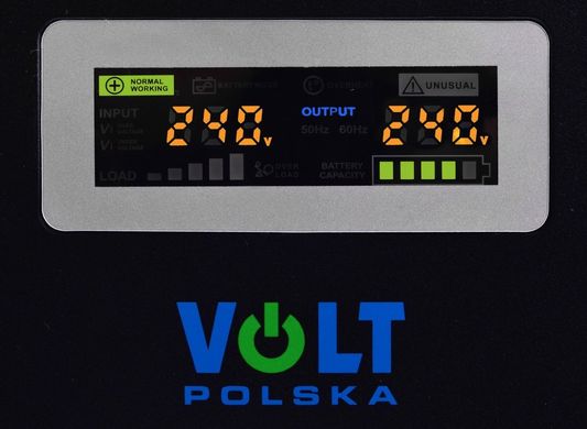 Гібридний ДБЖ/інвертор Volt Polska SINUS UPS 800 + AKU 55AH 500/800W