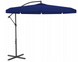 Большой садовый зонт 3,5м складной водонепроницакмый 8 сегментов Синий