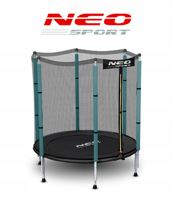 Батут Neo-Sport 140 см с внешней сеткой