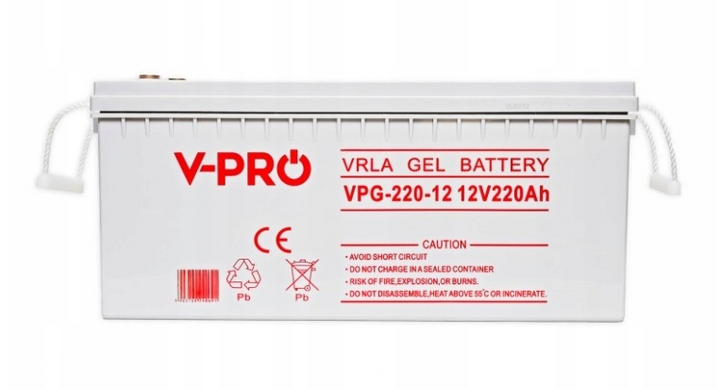 Аккумулятор VOLT GEL VPRO SOLAR 220Ah 12V (6AKUGEL220)