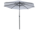 Складной садовый зонтик 3м. для кафе создания тени FUNFIT Серый