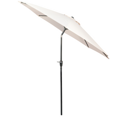 Складной садовый зонтик 3м. для кафе создания тени FUNFIT Кремовый