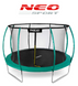 Батут Neo-Sport Premium 374 см із внутрішньою сіткою