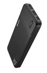 Зовнішній акумулятор Trainer Powerbank 10000 MAH 2A SLIM BLACK (TRABAT46956)