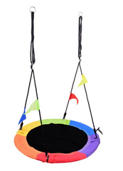 Детские подвесные качели гнездо FUNFIT 100см (Разноцветная)