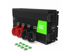 Автомобільний інвертор Green Cell 12V на 230V 3000W/6000W (INV15) Чистий синус