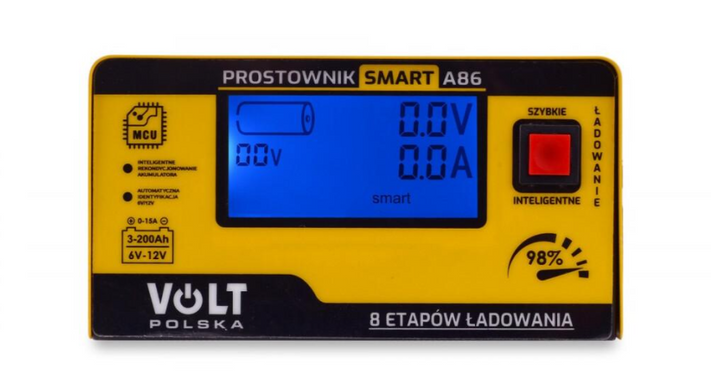 Зарядний пристрій Volt Polska SMART 6V/12V 15A A86 (6PRA12866C)