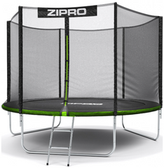 Батут Дитячий Zipro 312 см із захисною сіткою та драбиною в ПОДАРУНОК Спортивний стрибковий батут для дому