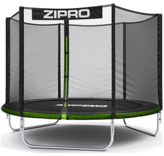 Батут Zipro 252 см із зовнішньою захисною сіткою Jump Pro 8FT + сумка для взуття