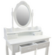 Косметический туалетный столик с табуретом FUNFIT White (2781)