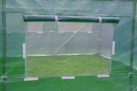 Садовая теплица с окнами FunFit Garden 9m2 = 450*200*200 (Зеленая)