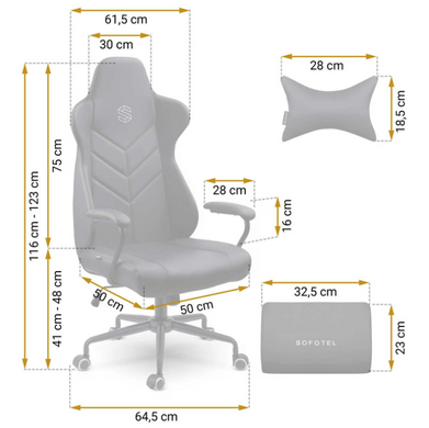 Офісне крісло Sofotel Werona Black (2580)