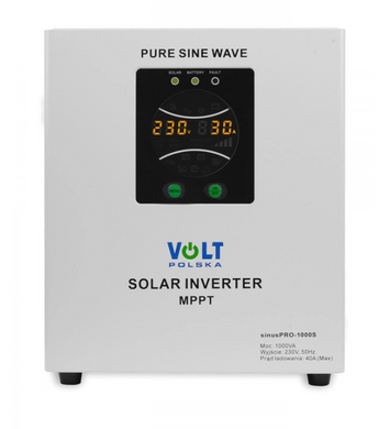 Гибридный ИБП/Инвертор Volt Polska SINUS PRO 1000 S 12/230V 700/1000W + 30A MPPT 50V (3SPS100012)