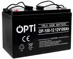 Аккумулятор VOLT OPTI AGM VRLA 100Ah 12V (6AKUV100AG)