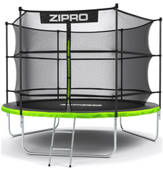 Батут Zipro 252 см с внутренней защитной сеткой Jump Pro 8FT + сумка для обуви
