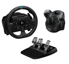 Руль с педалями и коробкй передач Logitech G923 PC/PS5/PS4/PS3 (941-000149 + 941-000130)