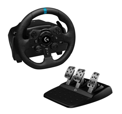 Руль с педалями и коробкй передач Logitech G923 PC/PS5/PS4/PS3 (941-000149 + 941-000130)