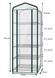 Стеллаж-теплица Malatec Прозрачная 190 х 70 х 50 см (23359)